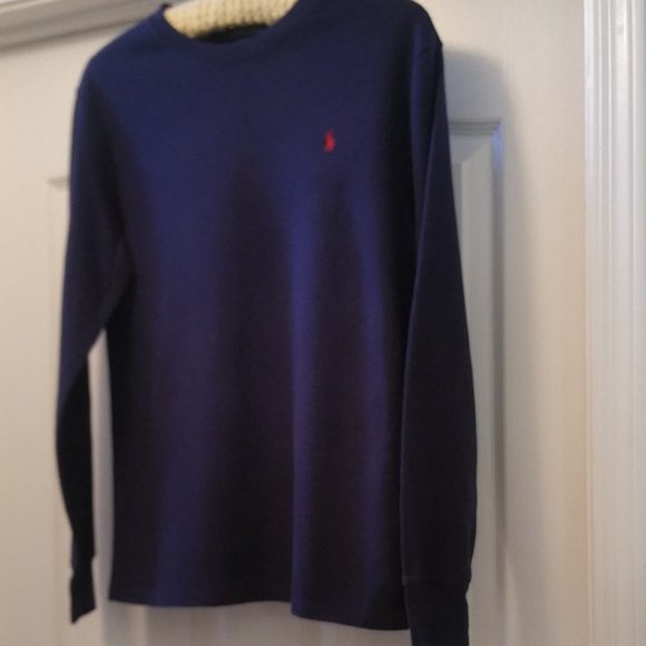 Polo Ralph Lauren Other - Ralph Lauren Polo Big Boys Waffle Knit LS Tshirt